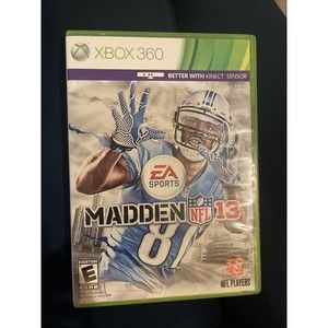 Madden NFL 13 (Microsoft Xbox 360, 2012) CIB